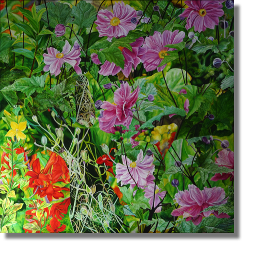 Cottage Garden
oil on canvas
76 x 76 cm